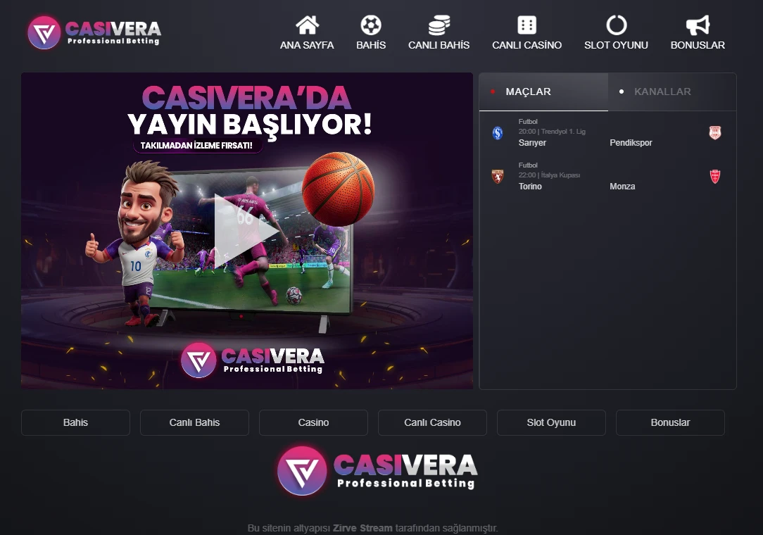 Casivera TV ekran görüntüsü