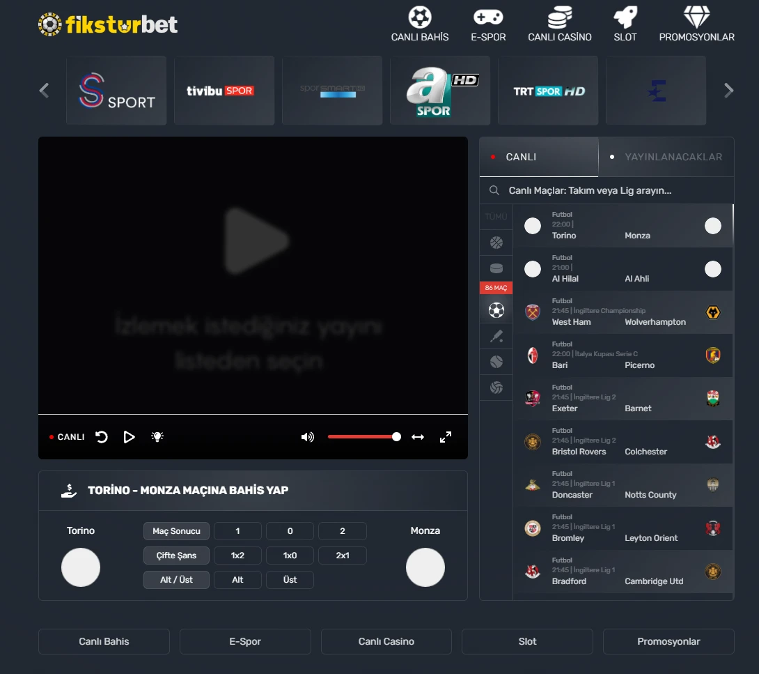 Fikstürbet TV ekran görüntüsü