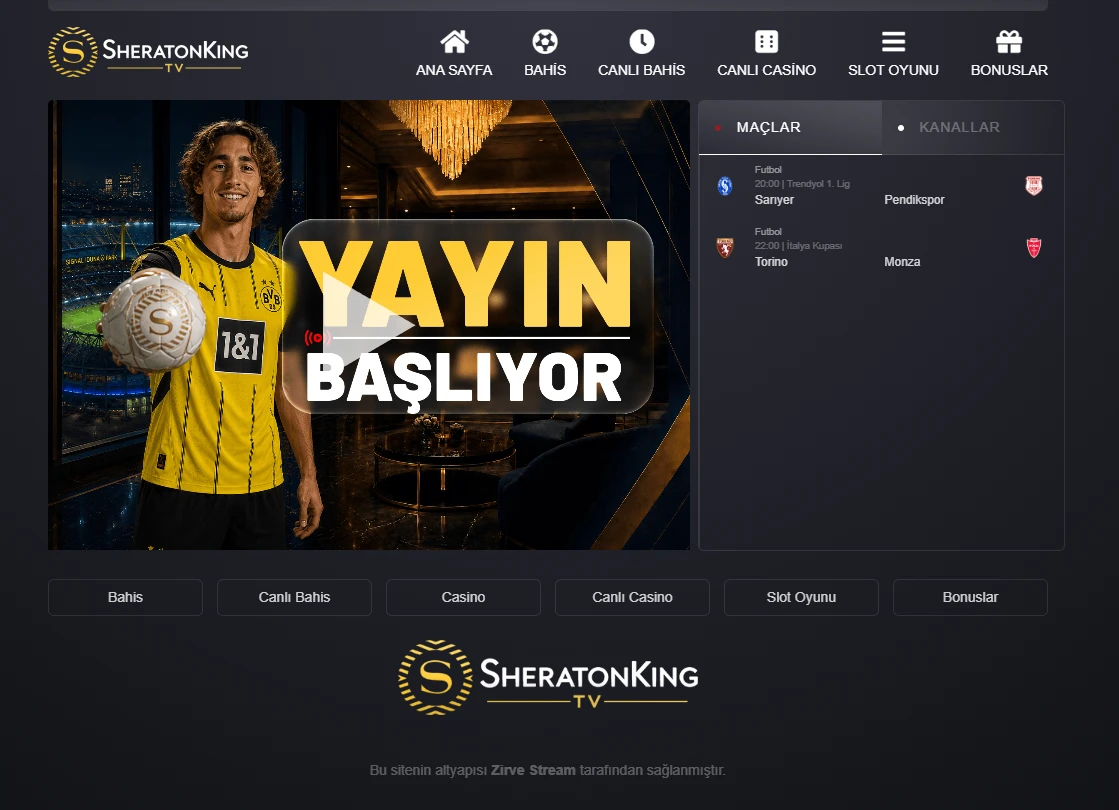 Sheraton King TV ekran görüntüsü