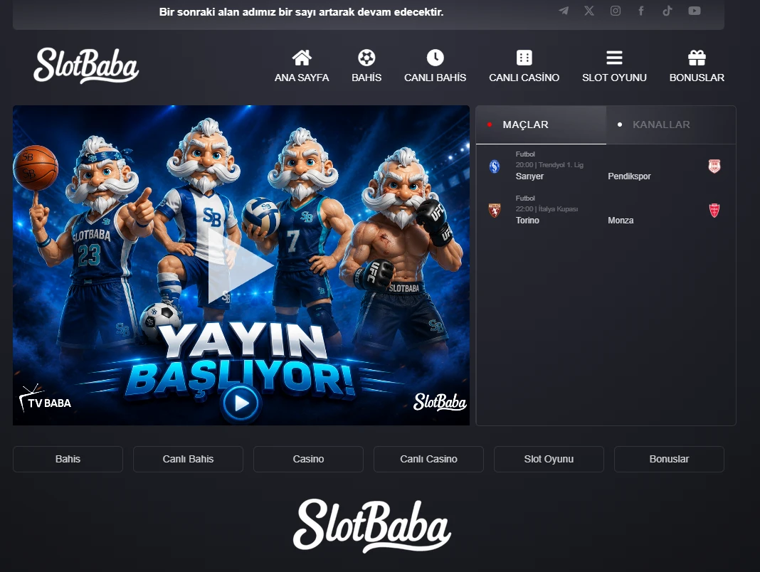 Slotbaba TV ekran görüntüsü